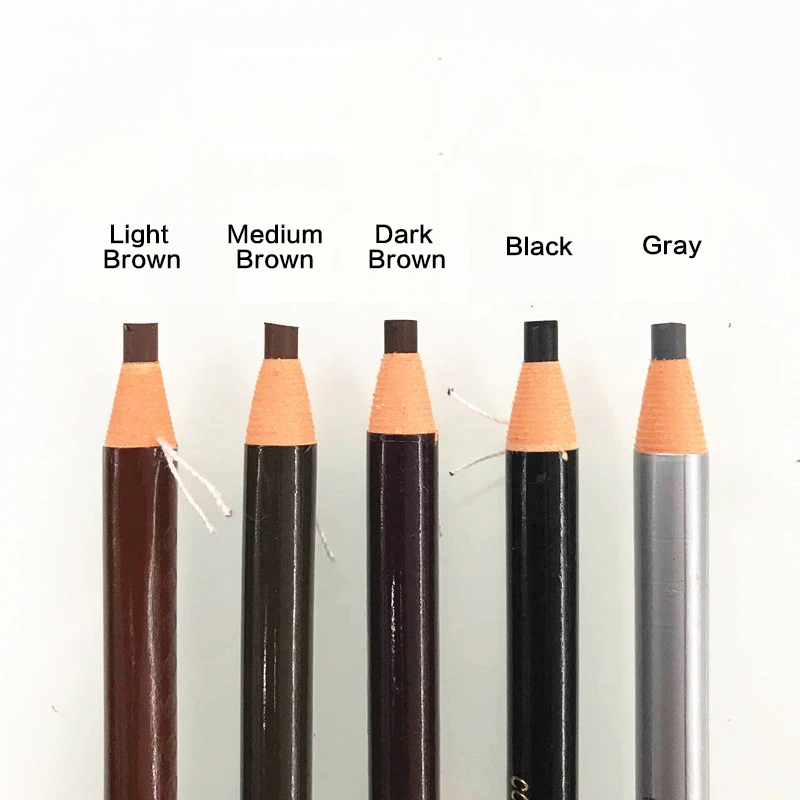 10 pezzi di matita per sopracciglia cosmetici per tinta per trucco matita cosmetica economica impermeabile nero marrone disponibile bellezza