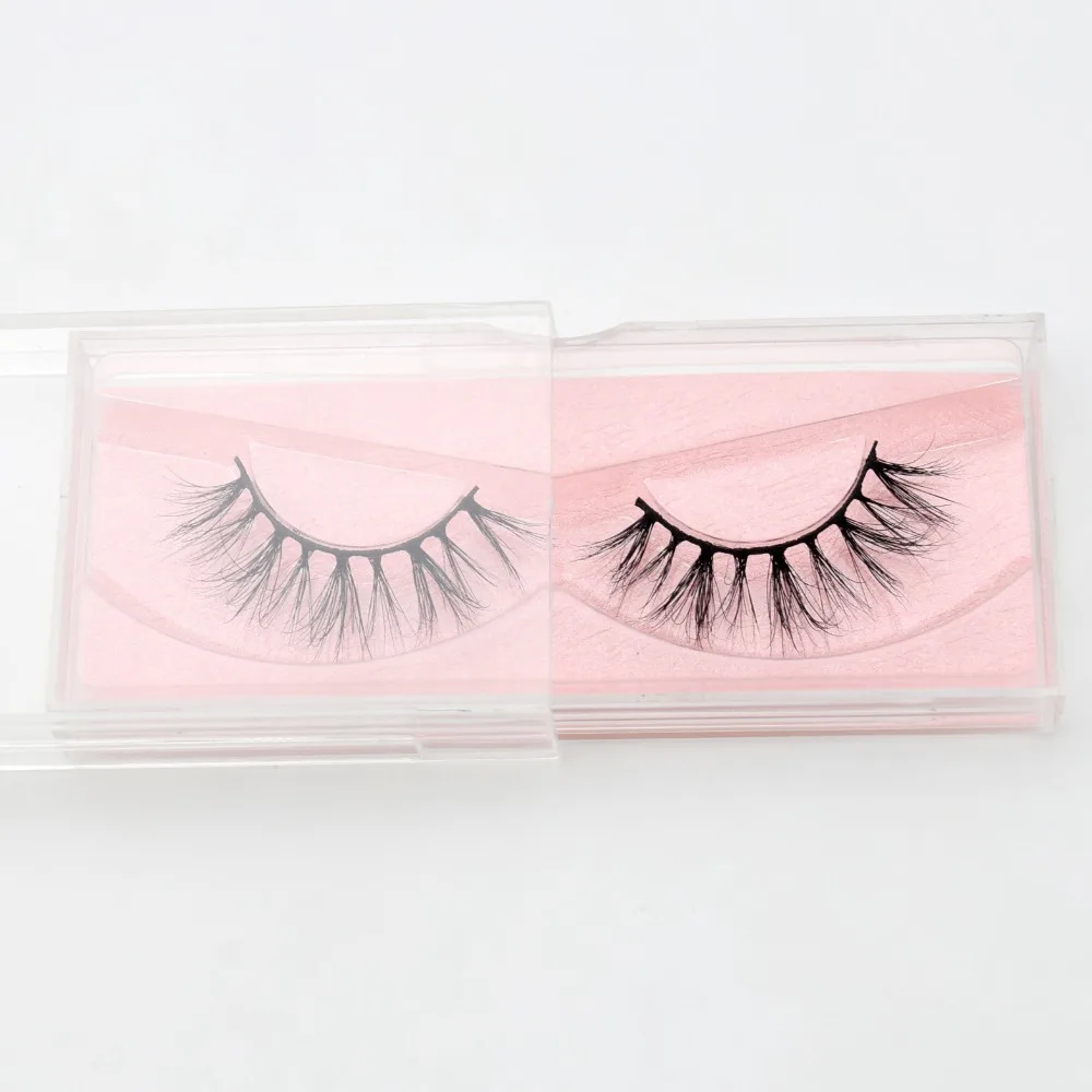 Visofree ขนตาปลอมธรรมชาติยาว 3D Mink Lashes ปลอม Eye Lashes ขนตาปลอมแต่งหน้า Maquiagem E14