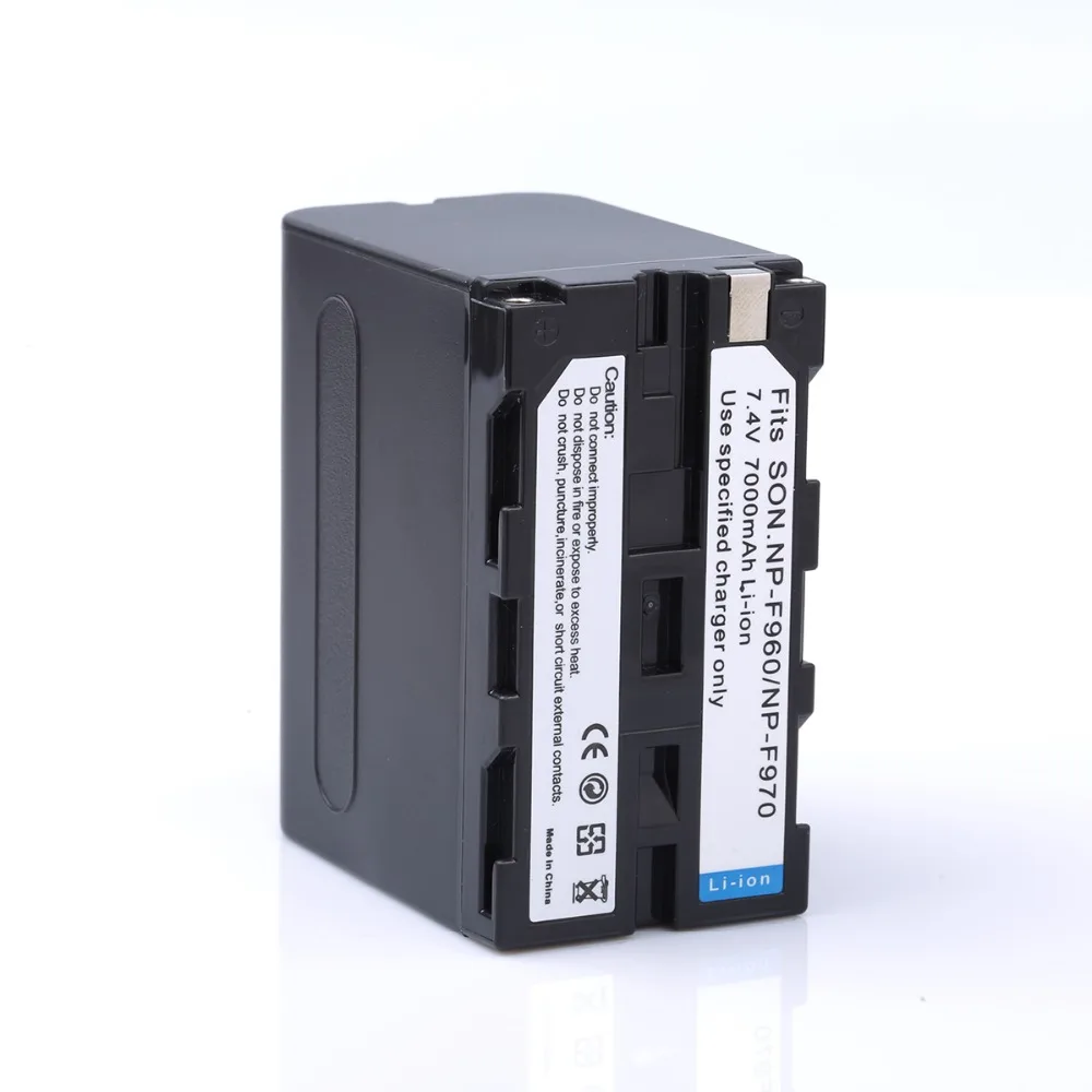 1 قطعة 7000mAh NP-F960 NP F970 F960 قابلة للشحن بطارية الكاميرا + سريعة السريع شاحن أجهزة سوني MVC-FD90 MVC-FD91 MVC-FD92 HVR-HD1000