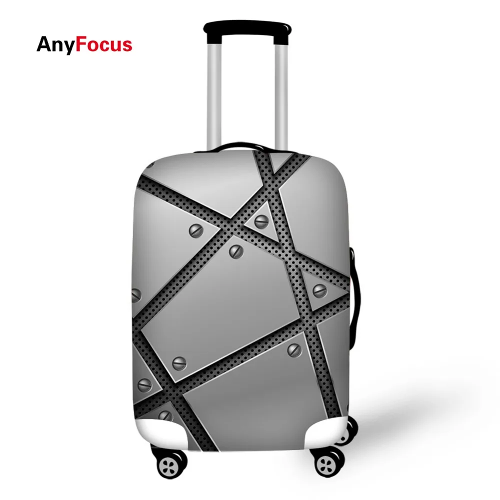 Metal wire mesh Print luggage protector cover suitcases covers Waterproof luggage covers accessory bags travel trolley case cove