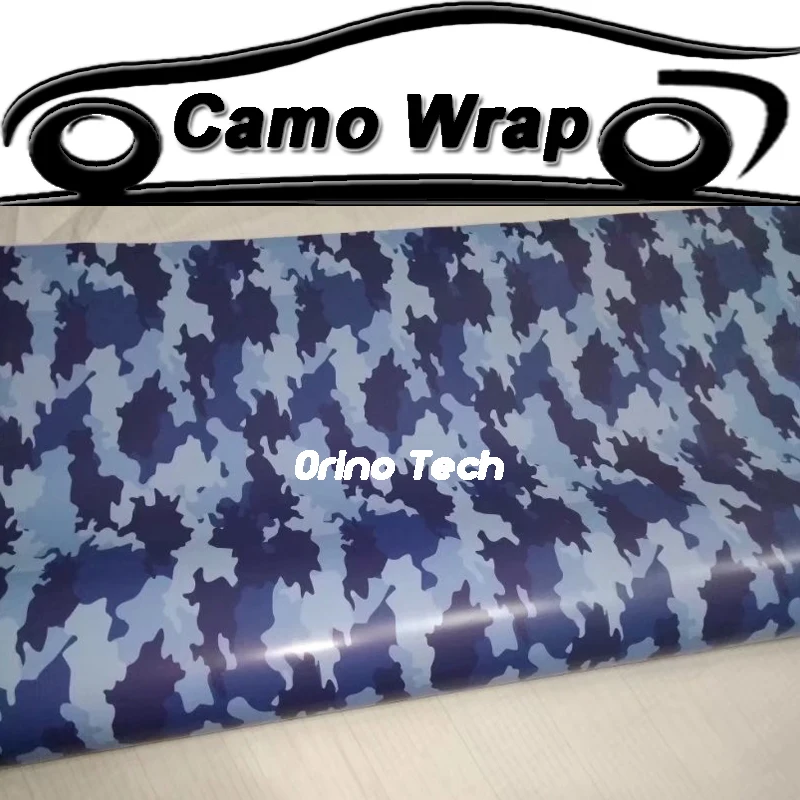 

Snow Blue Red Vinyl Film Camo Car Wrap PVC Adhesive ORINO DIY Styling Wraps Camouflage Motorcycle Vehicle Wrapping Film Foil