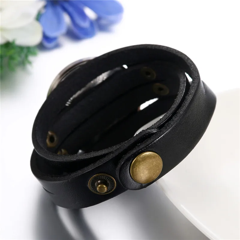 Lancardo Vintage Tower Women & Men Watch High Quality Leather Bracelet Watch Casual WristWatch Punk Style QuartzWatch