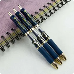 2pc blue Black 0.5 Precision bullets don't fade for long European Standard Gel ink Pens