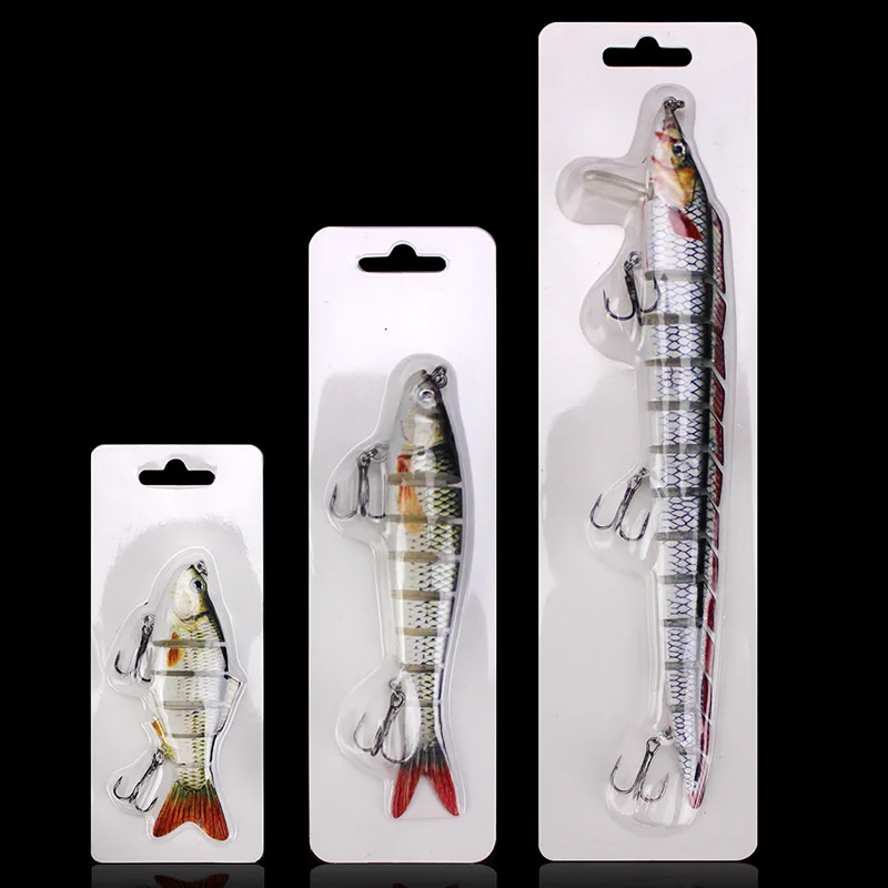 Señuelo Swimbait articulado de 8 segmentos – Hundimiento lento - imagen 2