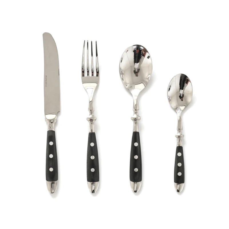 New Korean star cutlery set stainless steel cutlery steak knife home accessories gift