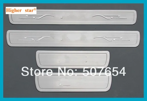 

Higher star stainless steel 4pcs car door sills scuff protection plate,decoration plate For MITSUBISHI ASX 2011-2016