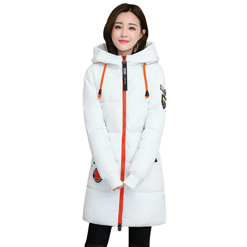 2022 Winter Cotton Jacket Women Parkas New Thick Warm Hooded Student Coat Fashion Female Outwear Long Cotton-padded jacket 3XL