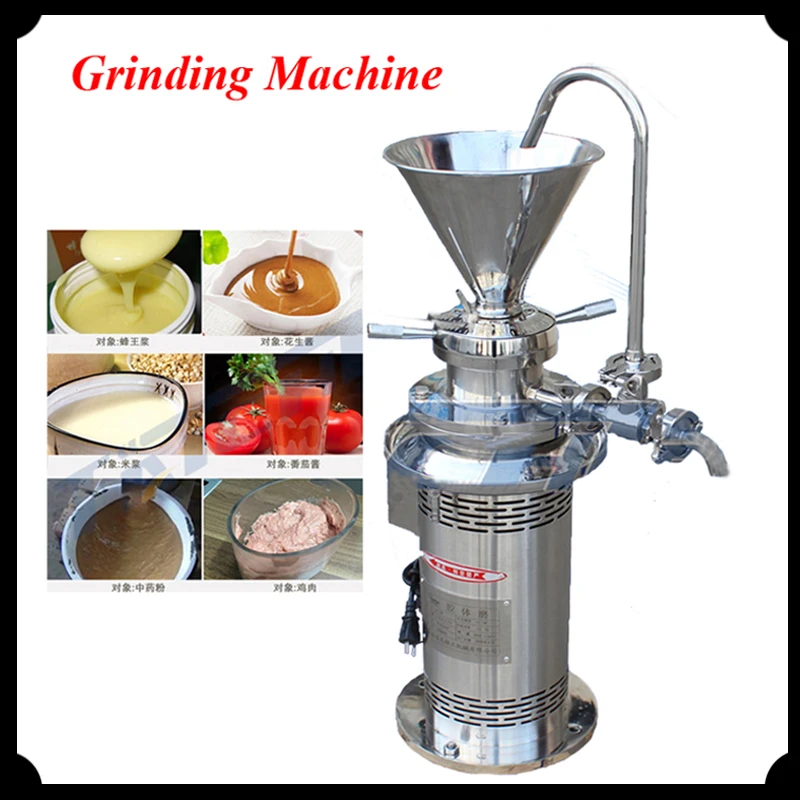 

Colloid Milling Grinder Machine 380V 3KW Electric Sesame Colloid Mill Peanut Butter Colloid Mill Soybean Grinding Miller JML-80