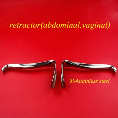 Medical use stainless steel  vaginal retractor gynecology use retracter surgical instrument 2pcs/pack