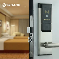 Electronic RFID Hotel Door Lock System Swipe Card Smart Door Lock