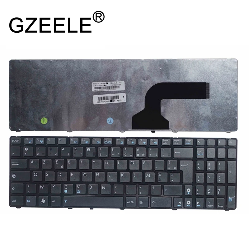 French Keyboard for Asus K55N A54L N53J N53SM N53JG X52JU X77JQ X77JV X77V X77VG X77VN K54D K54HR K54HY N53TK FR AZERTY