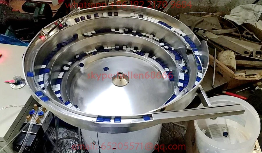 crystal glass vibratory bowl feeder/sorter,SUS304 vibration bowl feeder 350mm,photoelectric separation