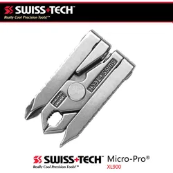 Swiss Tech 6 in 1 Multi - function Outdoor Tool Clamp Mini - pliers Portable Folding Tool EDC Equipment Pocket Camping Gear Kits