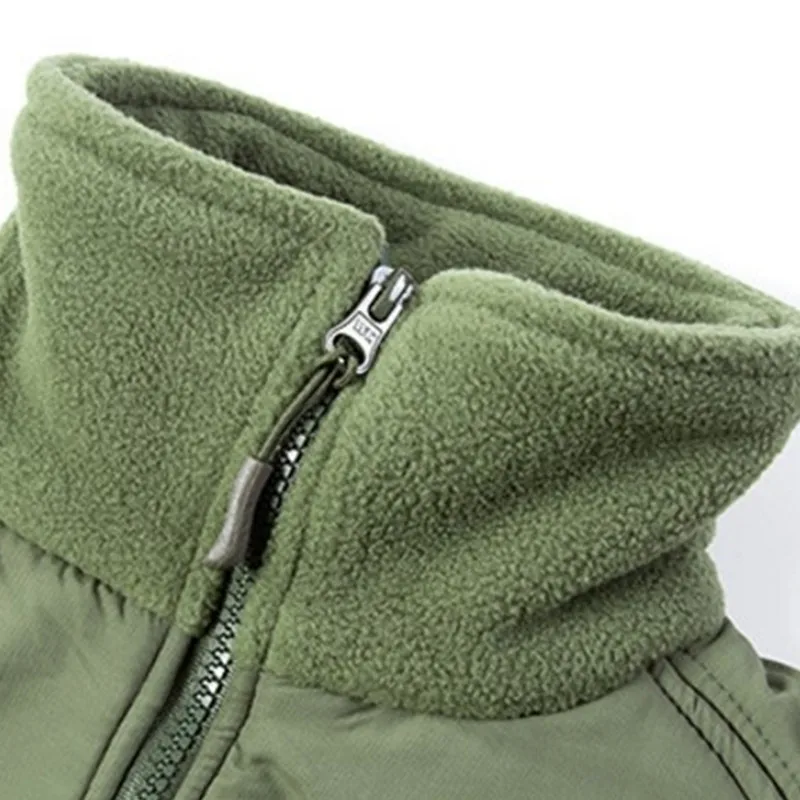 MEGE Brand Winter Tactical Soft Shell Fleece Warm P300 Jacket,  Men Casual Jacket, Military Sportswear Army Fleece Thermal