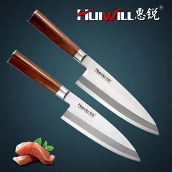 Luxurious Professional Deba Knife Fish Knife Japanese Sashimi Sushi Salmon Beef Knife Cooking Cleaver Knives