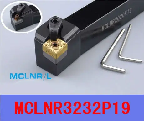 MCLNR3232P19  CNC Turning Lathe Machine Tools Lathe Cutting Tools 95 degrees  External Turning Tool Holder  32*32*170mm