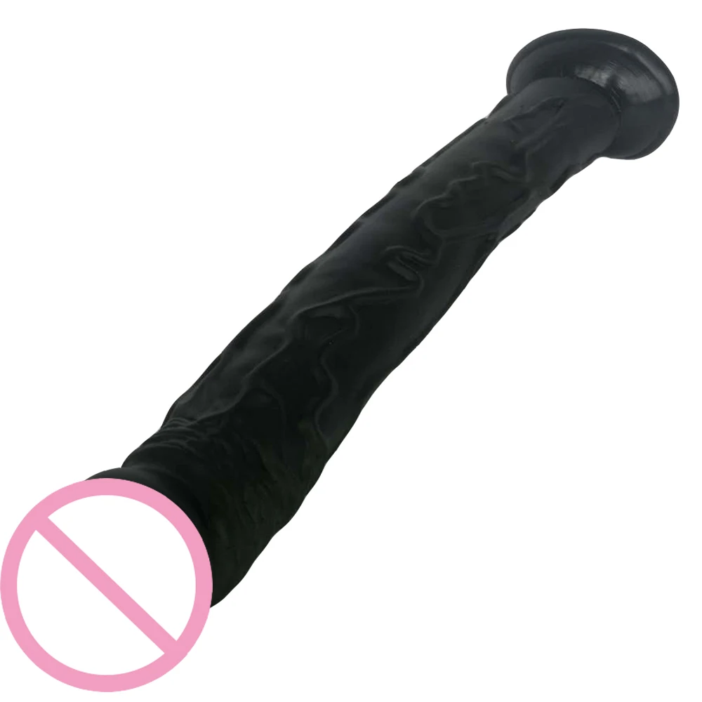 HOWOSEX 35*5CM Super Long Dildo Big Realistic Dildos with Suction Cup Soft Thick Penis anal butt Adult games sex toy For Women