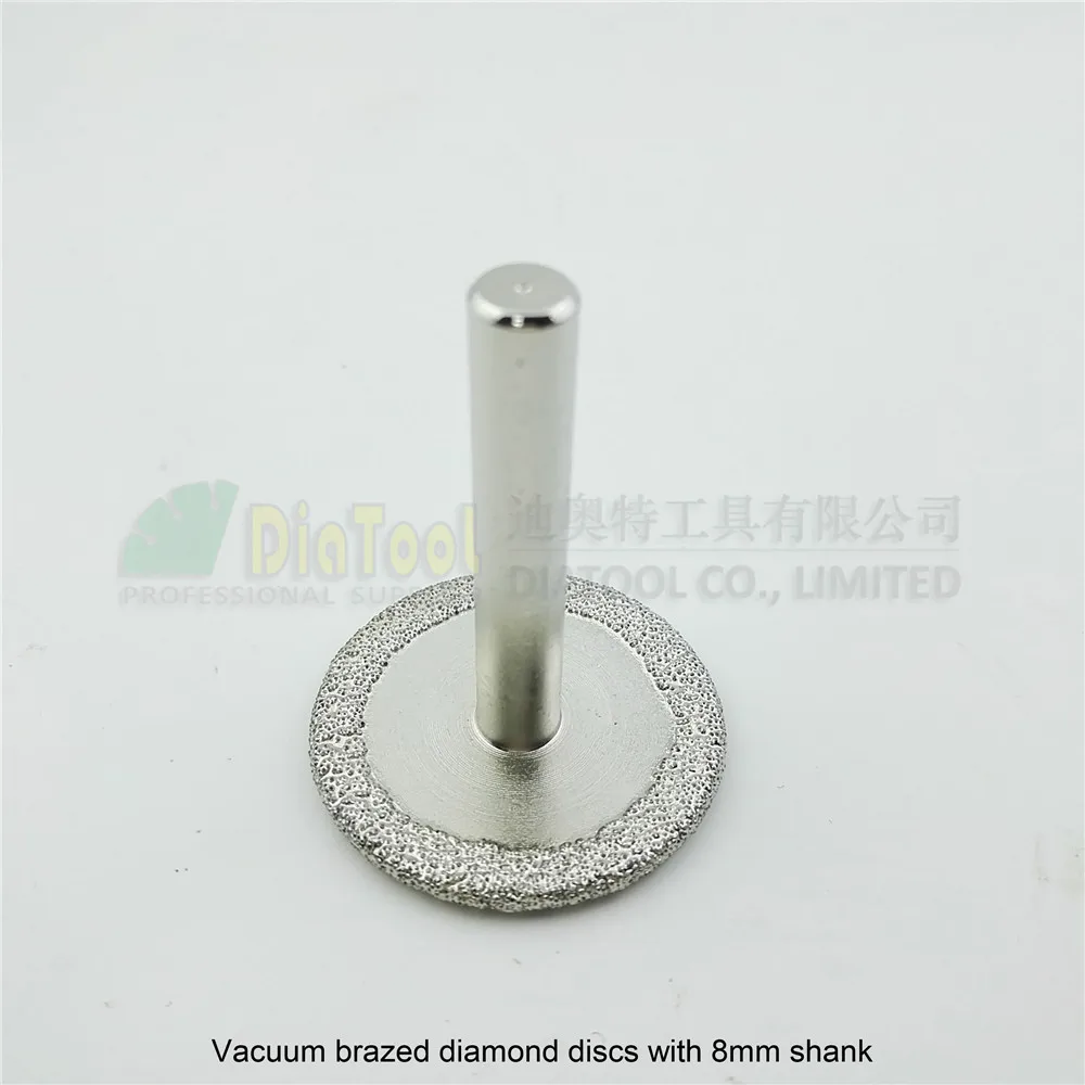 DIATOOL Dia 40mm Rivestito di Diamanti Taglio Rettifica Dischi Con 8mm Shank Mini Sega Lama di Taglio Rettifica Incisione Granito marmo