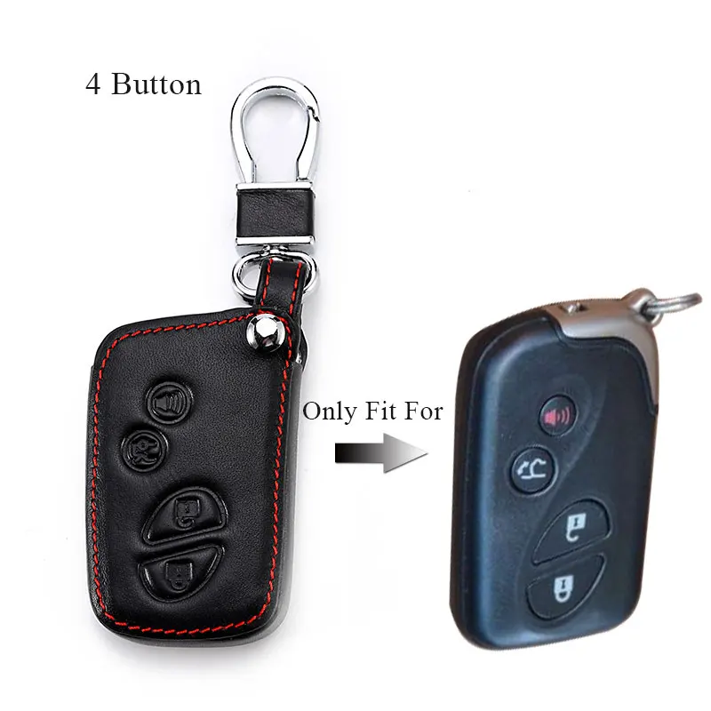 Leather Key Cover For Lexus CT200H GX400 GX460 IS250 IS300C RX270 ES240 ES350 LS460 GS300 450h 460h Shell Case Car Accessories