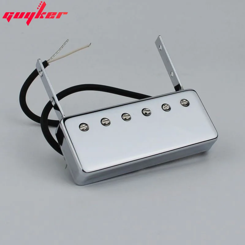 Guitar Single Coil Neck Pickups Replacement Parts for Floating Jazz Johnny Smith Style Electric Guitar Chrome