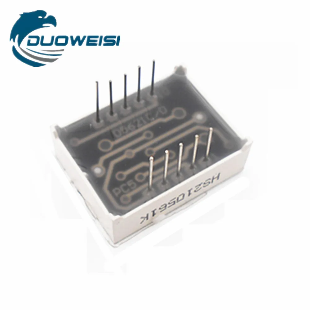 Tubo digitale 0.56 pollici 2 cifre simmetria/comune yang rosso evidenziare tubo display digitale orologio