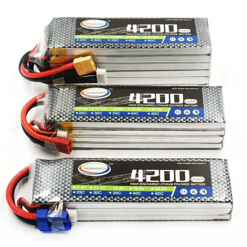 

3S 11.1V 4200mAh 35C 60C RC Toy LiPo Battery For RC Airplane Drone Car Helicopter Batteries LiPo 11.1V 3S T/XT60/EC5