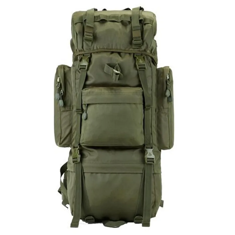 70L Large Capacity Tactical Backpack For Women Men, Outdoor Waterproof 900D Hiking Camping Backpack Travel Bag High Quality