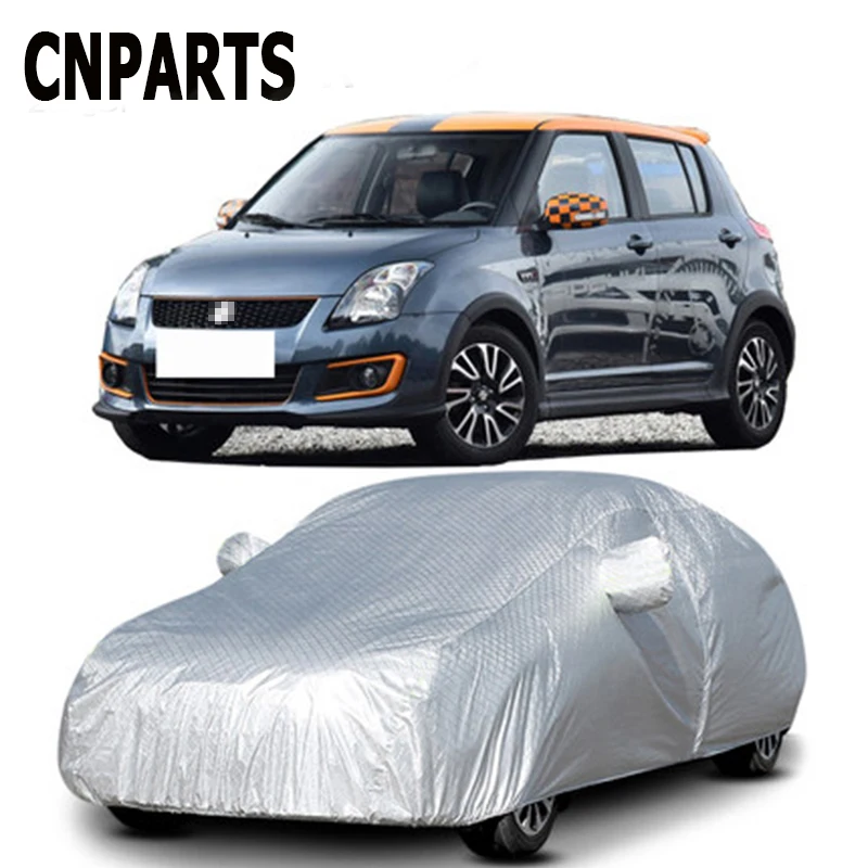 CNPARTS Car Covers For Suzuki SX4 Hyundai I30 Fiat Toyota Yaris Volvo V60 Mazda 2 Honda Fit Peugeot 206 207 Seat Leon Waterproof