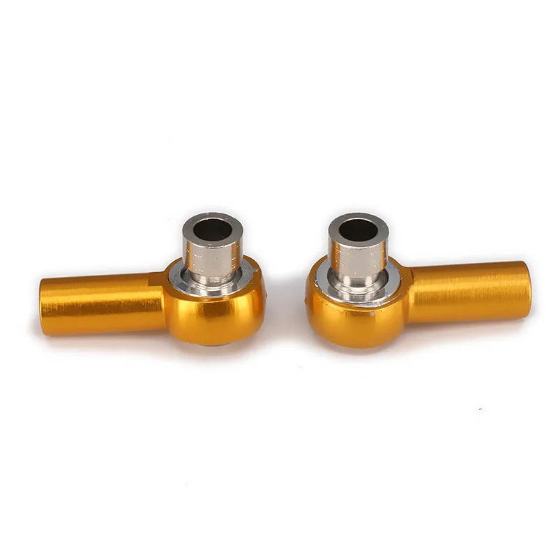 2pcs Ball Head Holder Tie Rod End M3 3mm Thread 18mm Length Aluminum Link Rod End Ball Joint Ball Link For RC Cars HPI HSP Axial