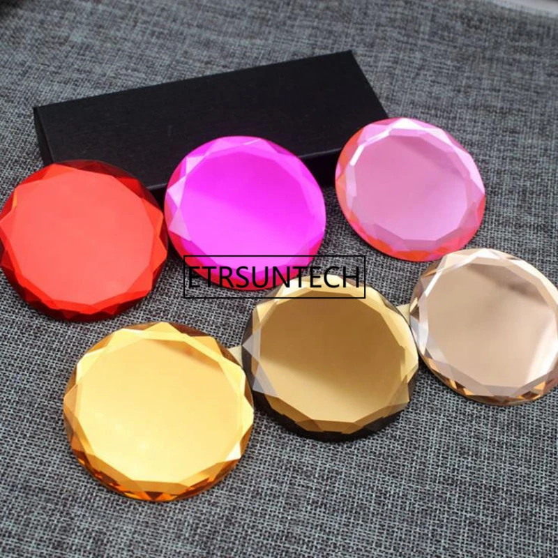 58mm round glass cabochon for DIY compact mirror jewelry supplies F1492