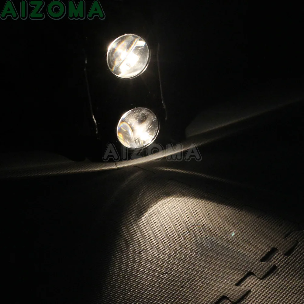 Motorcycle Headlight H3 Bulb Projector Headlamp Twin Stacked Head Lights Universal For Kawasaki Yamaha WRF KLR KLX CRF