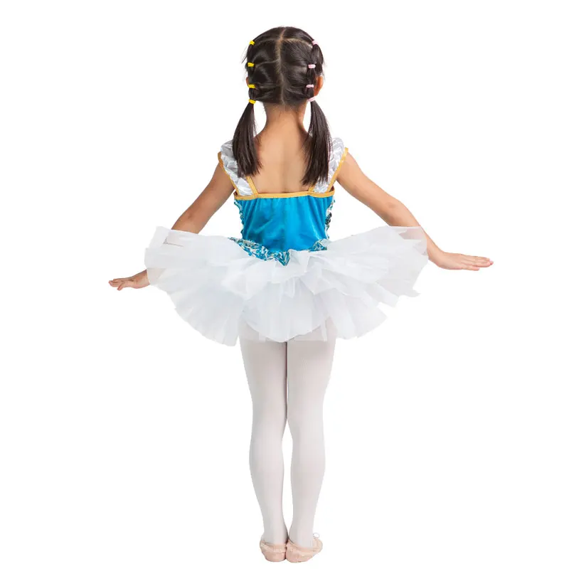 Hot New Sparkle Sequins Child Tutu Dress High Quality Kids Ballet/Jazz/Tap Performance Costume Girls Stage Competition Dancewear