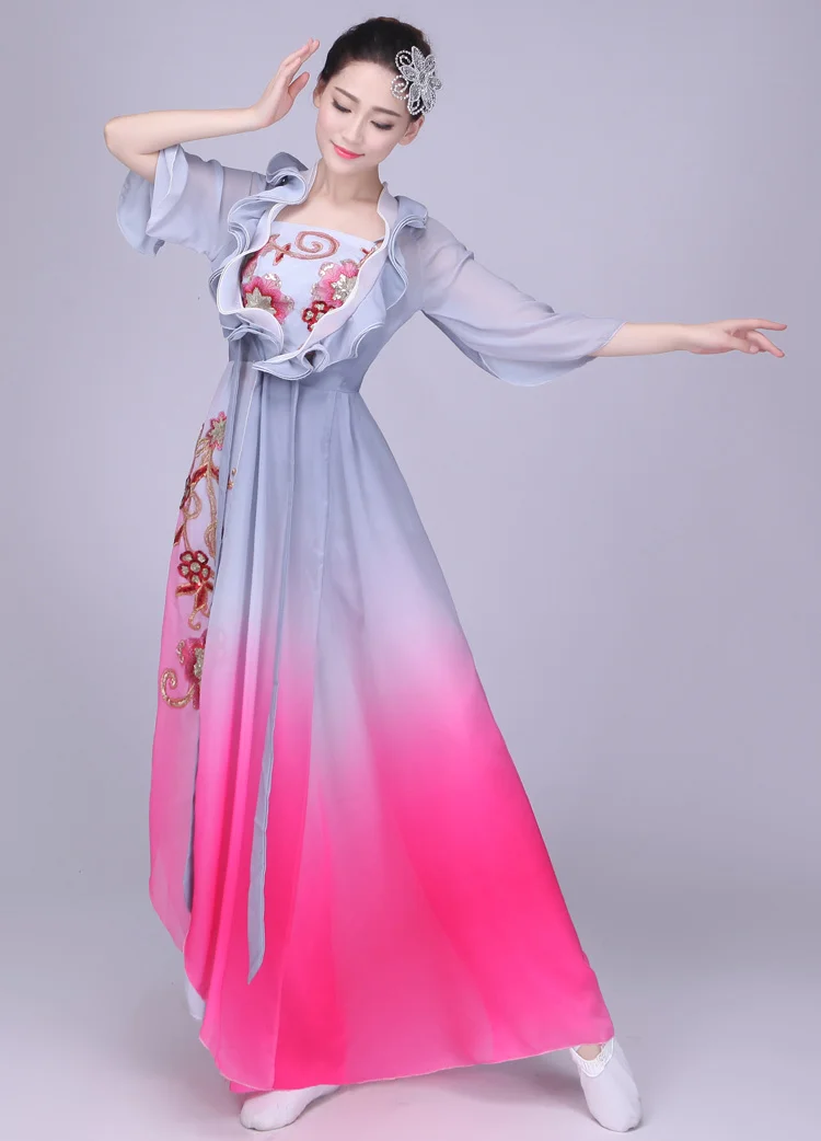 The new classical dance clothes female adult taoli Dianjiangchun costumes dance recital costume Chinese wind