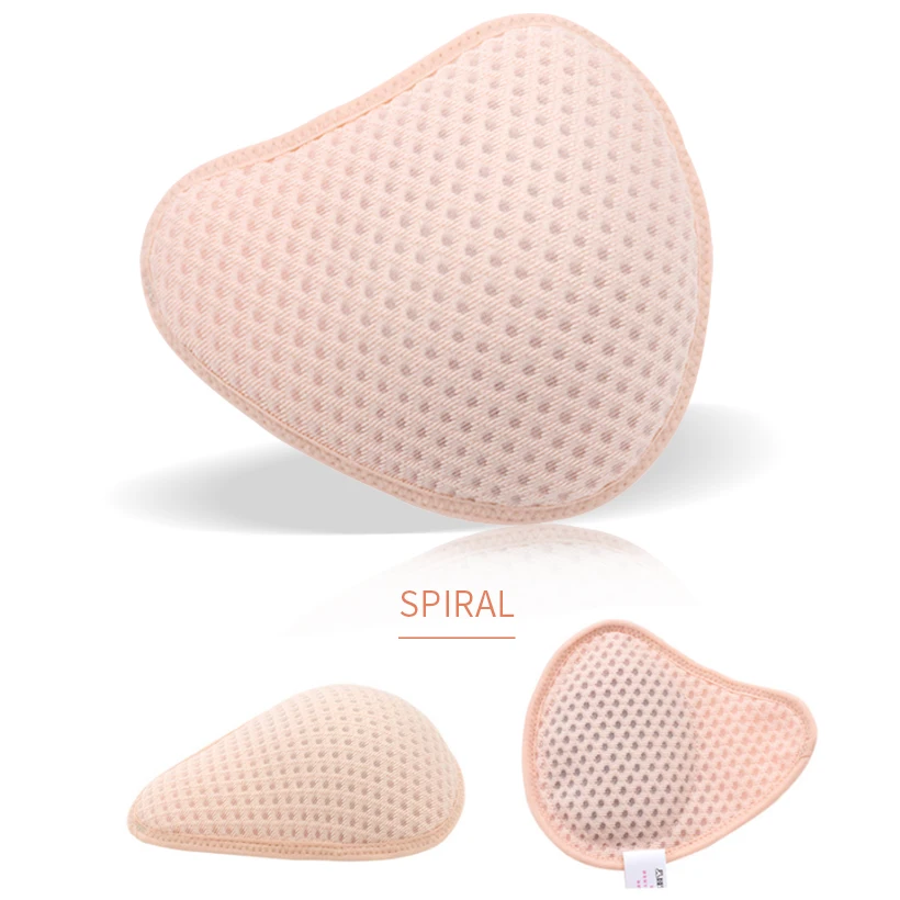 Breast Prosthesis 100g Lightweight Breathable Grass Seed Mastectomy Extended Fake Breast Forms instead of Silicone Breast D40