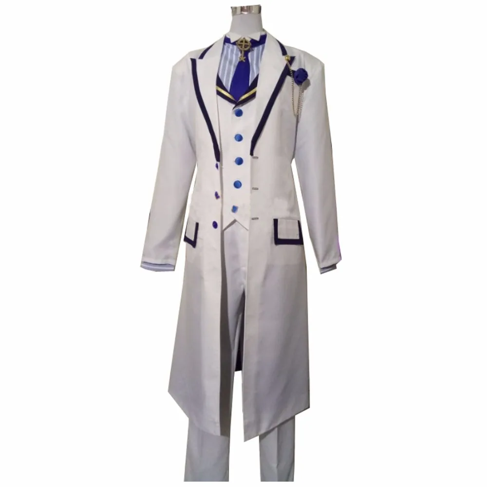 2018 Fate Grand Order Arthur Pendragon White Rose King of Knights FGO Prototype Cosplay Costume Full Set