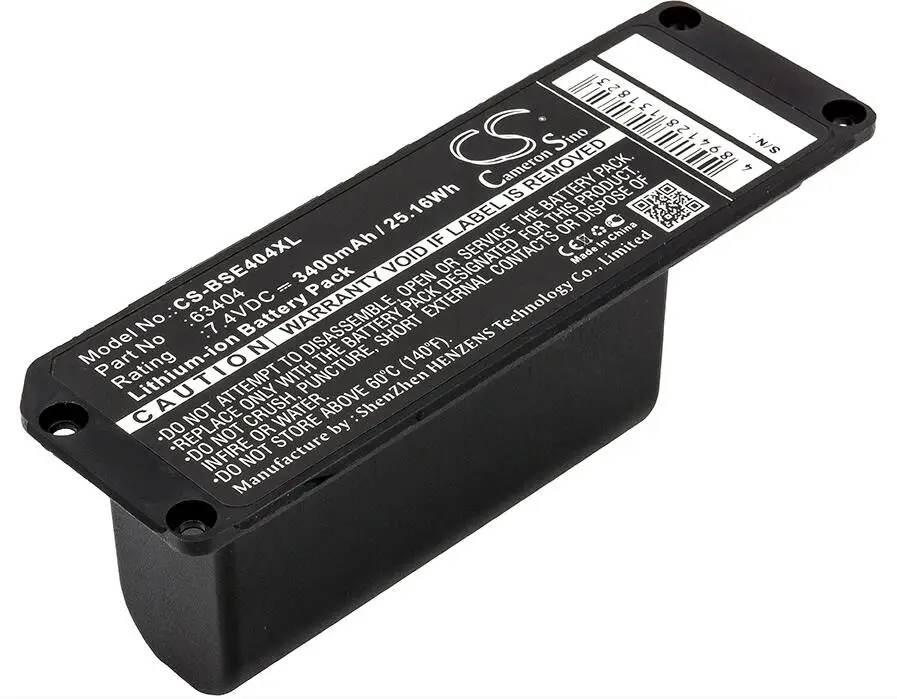 Cameron Sino 3400mah battery for BOSE Soundlink Mini 063287 063404 batteries