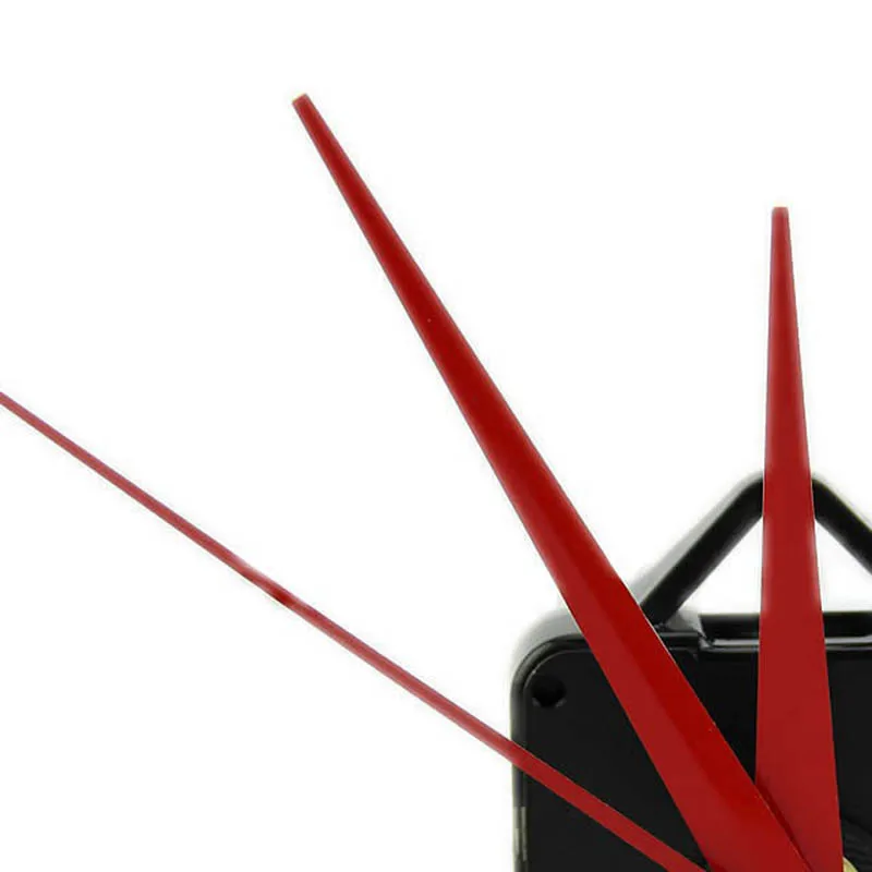Red Hot Household DIY Quartz Clock Movement Mechanism with Hook DIY Repair Parts With Red Main Hands Clock Parts