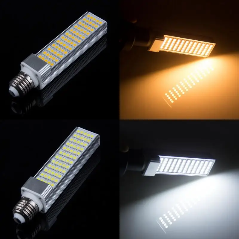 E27 G24 LED Corn Bulb SMD 5050 LED Lamp 180 degeree AC85-265V 9W 12W 13W 15W 16W LED Horizontal Plug Lamp FREE SHIPPING