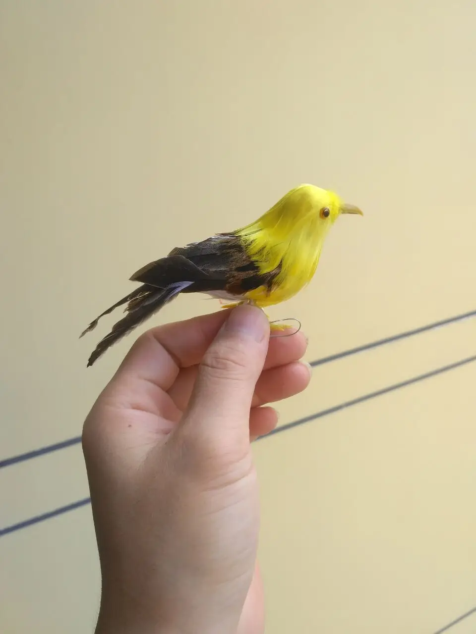 

mini simulation yellow bird model foam&feather small cute bird model gift about 12cm 1471