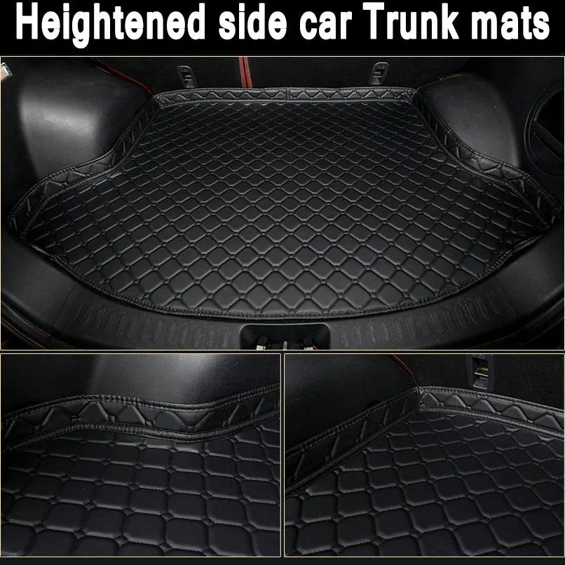 ZHAOYANHUA Custom fit Heightened side car Trunk mats for   Hyundai   Rohens BH330 	Rohens-Coupe	matrix	MISTRA