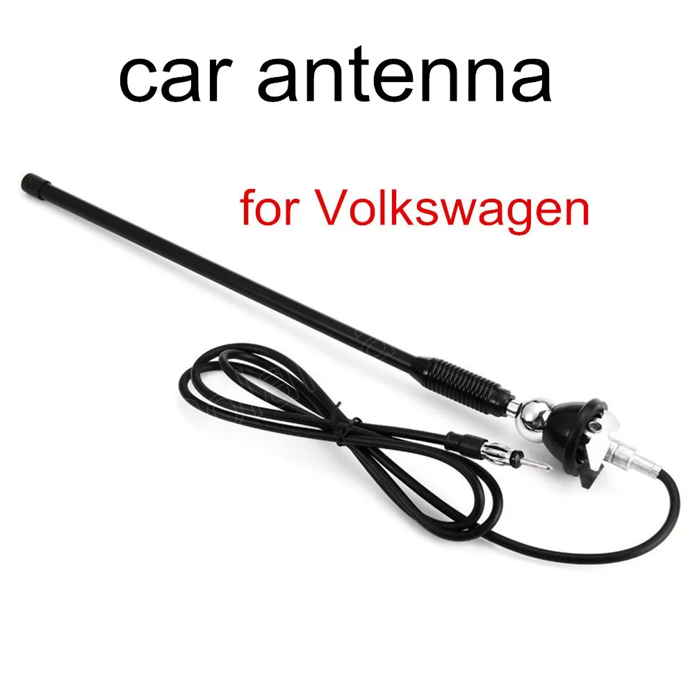 44cm Roof Antenna with 1.3m Cable Car Universal AM FM VICS Salt Waterproof Shockproof Car Ant