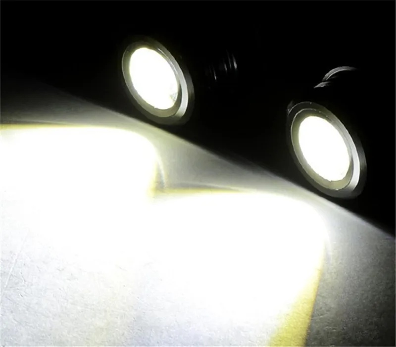 2Pcs 23MM Daytime Running Lights Car Led Eagle Eye Lights DRL LED 12V Backup Reversing Parking Signal Automobiles Lamps DRL