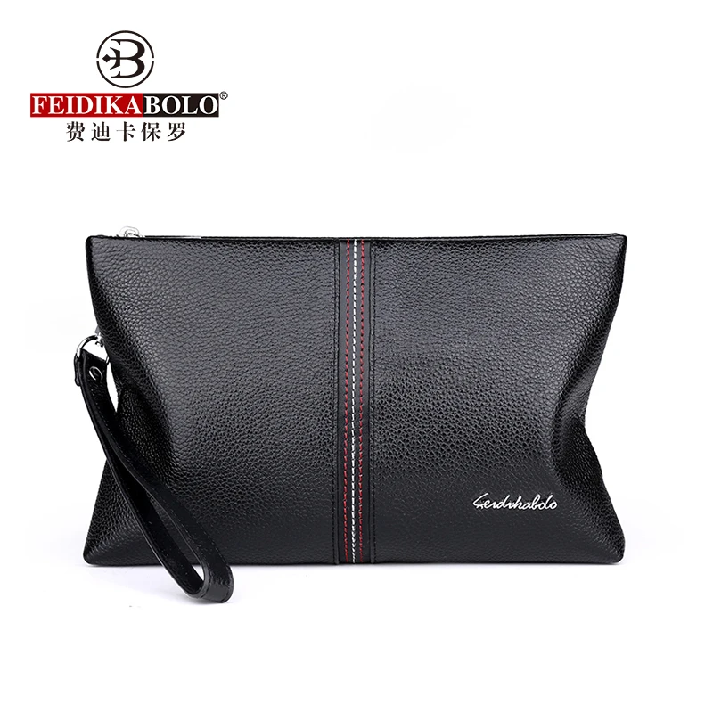 

Feidikabolo Boutique Leather Men's Clutch Bag 2023 New Fashion Personality Hand Bag Wild Leisure Mobile Phone Purse