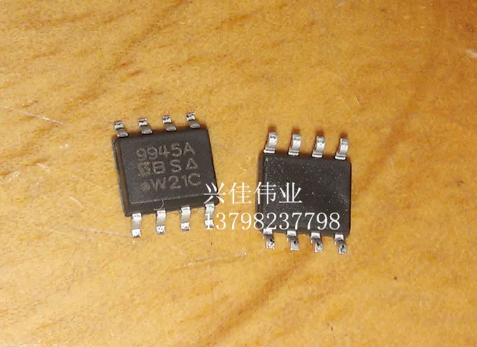 10PCS New SI9945ADY-T1-E3 SI9945A 9945A SOP-8 MOS FET Tube