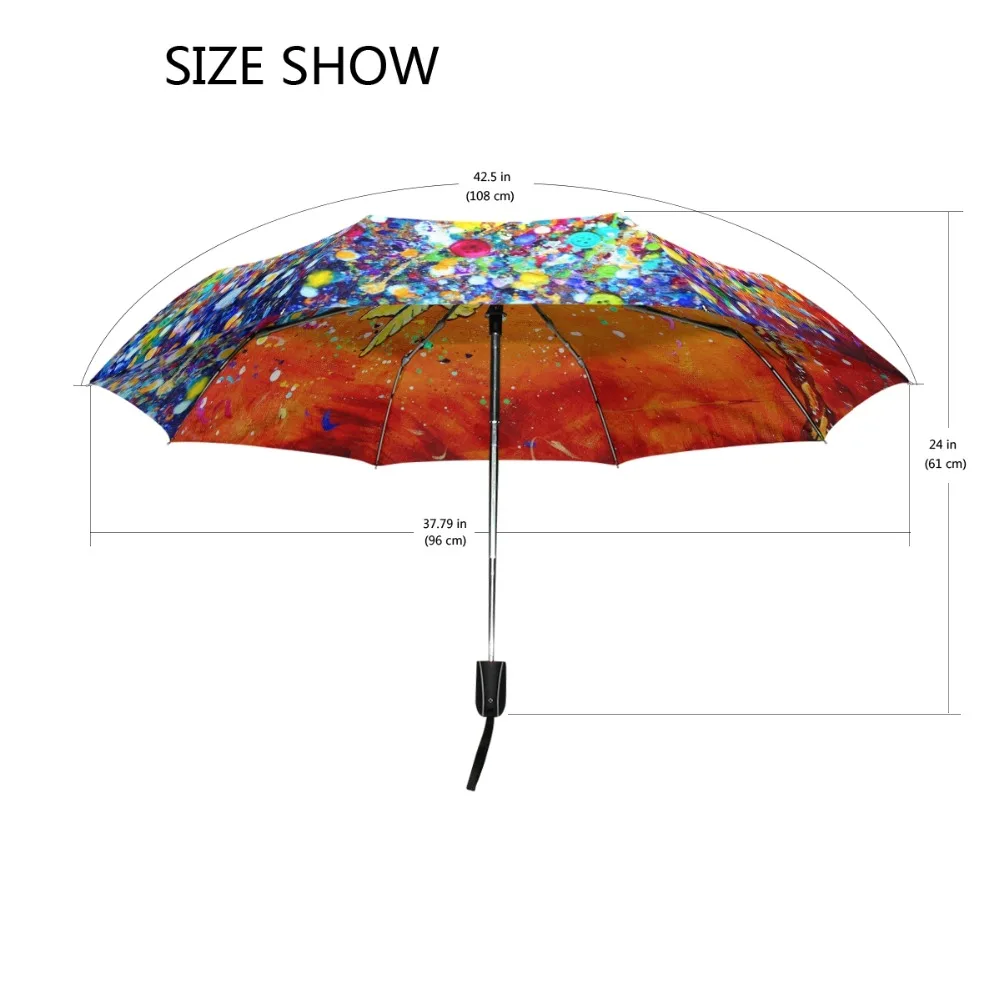 Creative Colorful Hummingbird Umbrella Anti-uv Sun Protection Umbrella Bird 3 Folding Gift Sunny Rainy Umbrellas For Women