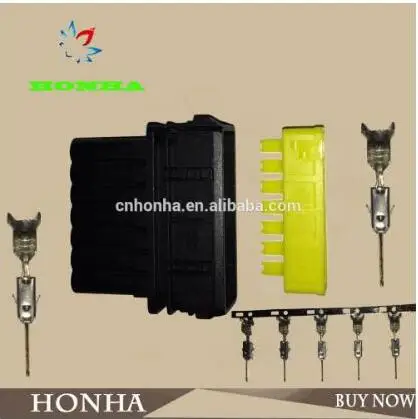 

freeshipping 20pcs/lot 7 pin/Way Male ignition Amplifier Connector For Amp Cosworth Timer