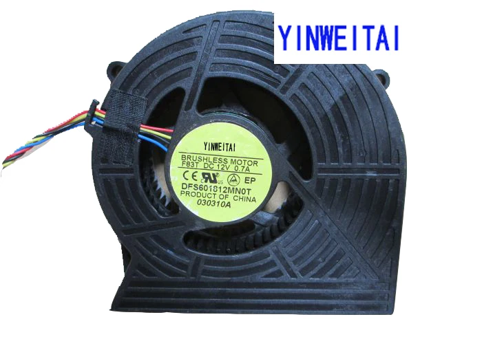 

cpu cooling fan for DFS601812MN0T F83T 12V 0.7A