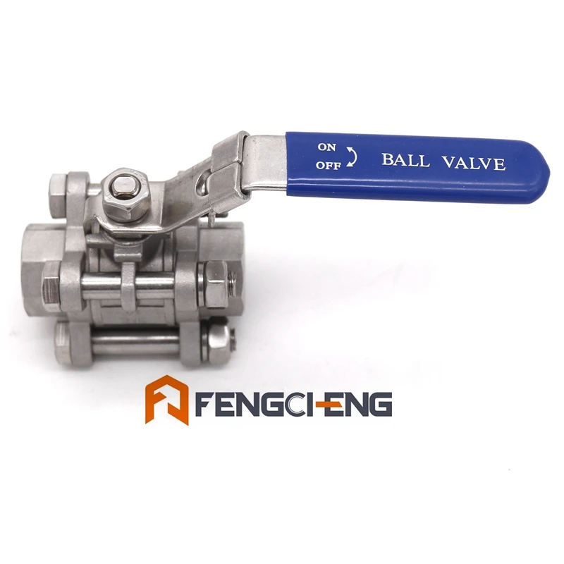 3 Piece Ball Valve - 1/2\