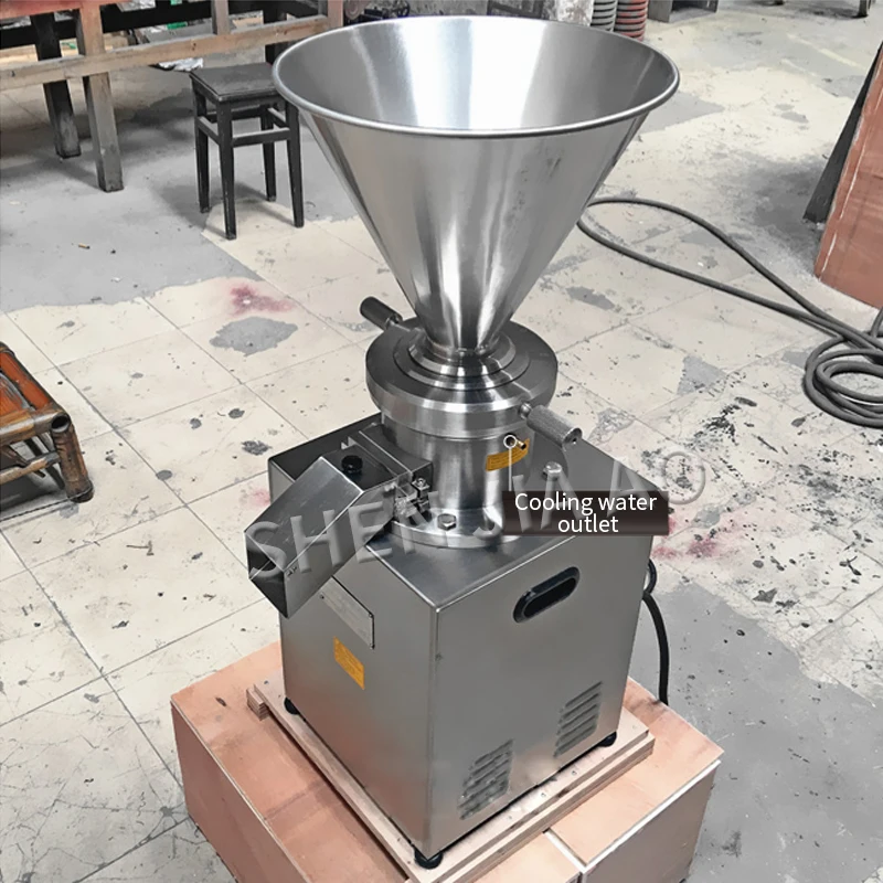 380V Vertical Colloid Refiner Grinding Peanut Butter Grinding Sauce Machine JMC-80 Stainless Steel Colloid Grinding Machine 1PC