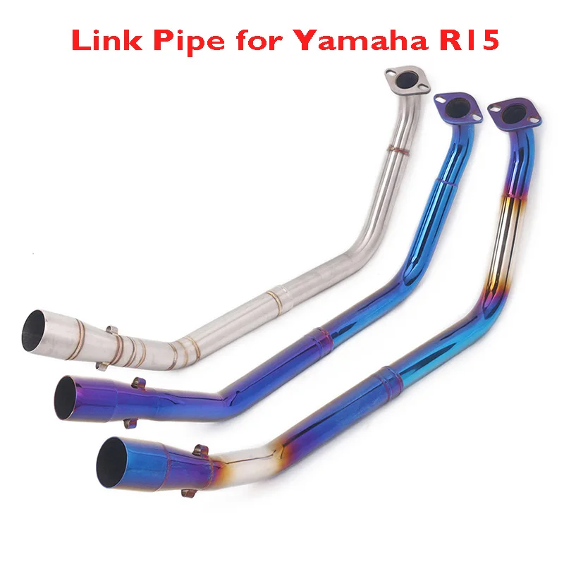 

R15 Exhaust Pipe Front Header Connect Linking Tube Motorcycle Exhaust Muffler Connect Pipe for Yamaha R15